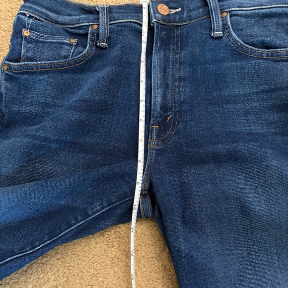 Mother Women’s Size 28 The Mid Rise Rambler Zip Ankle Coastal Colors Denim Jeans - Picture 14 of 15